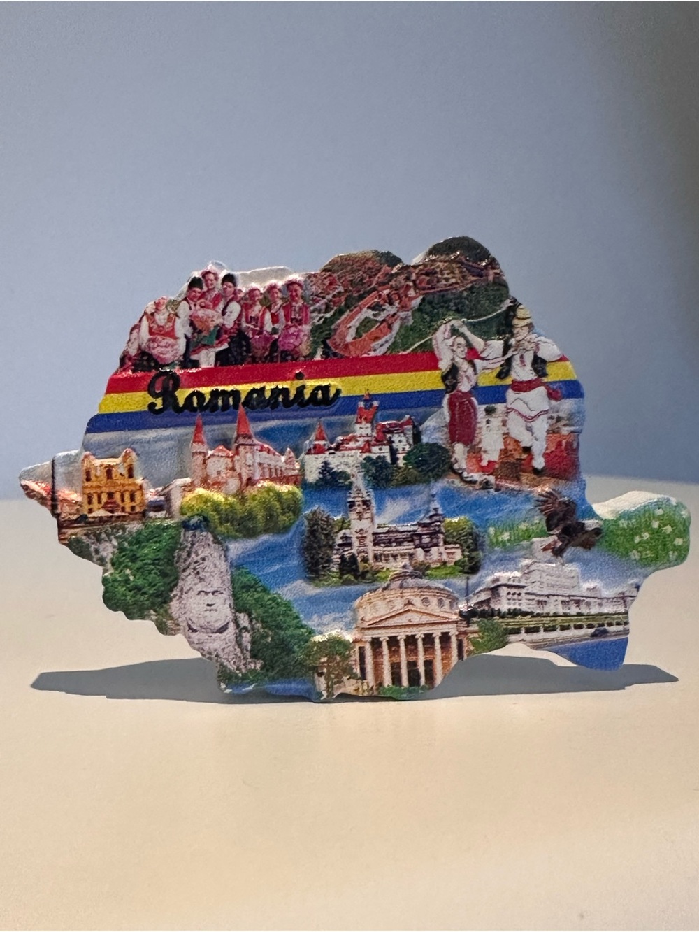 Romania Map Souvenir Magnet